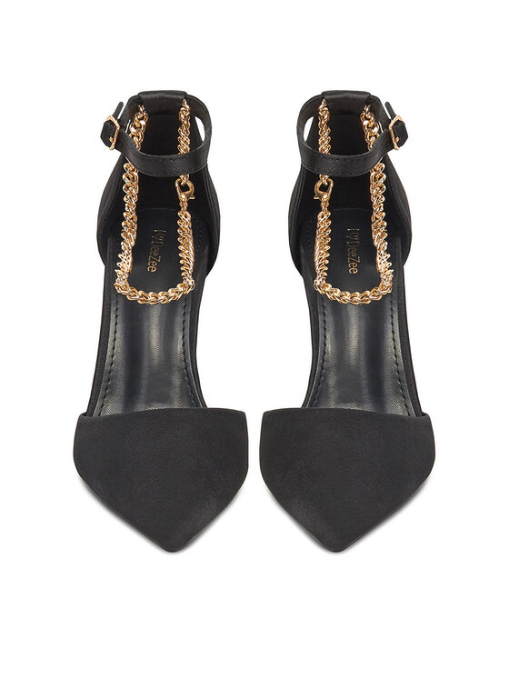 DeeZee DeeZee Pantofi cu toc subțire BG-0228-3 Negru