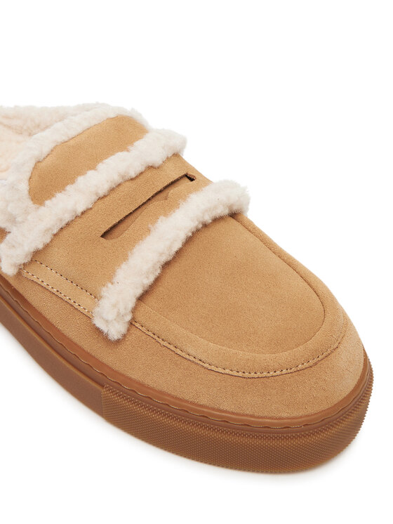 Inuikii Inuikii Klapki Mule Wool 1004.017.0011 Beżowy