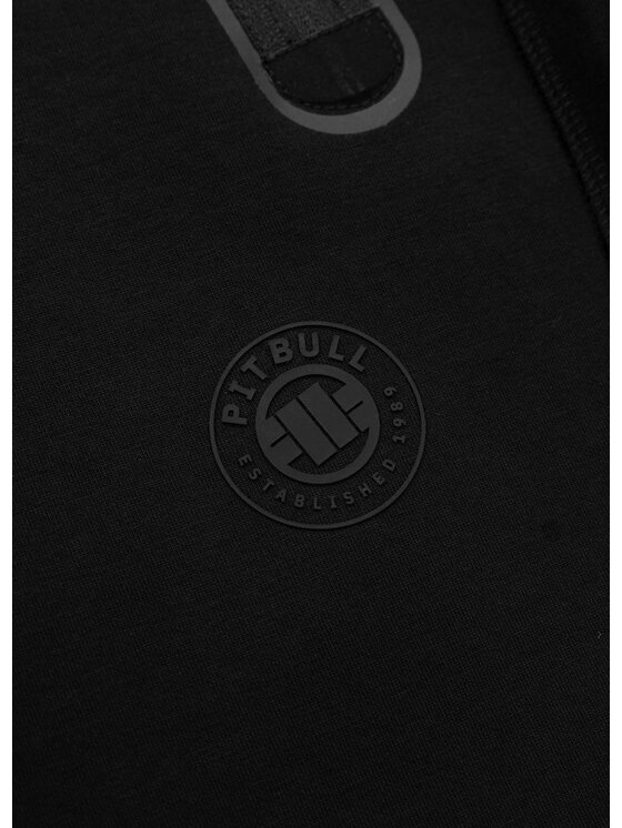 PITBULL PITBULL Spodnie dresowe Spodnie dresowe męskie DOGWOOD M Czarny Regular Fit