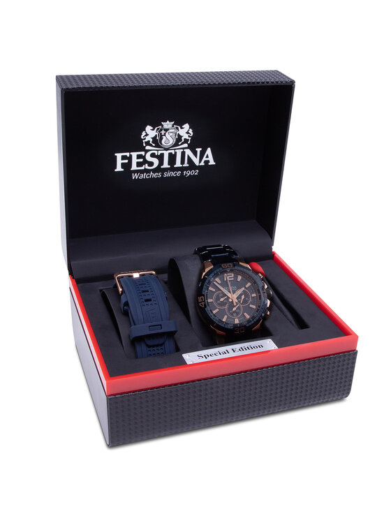 Festina Festina Zegarek Special Edition '20 20524/1 Granatowy