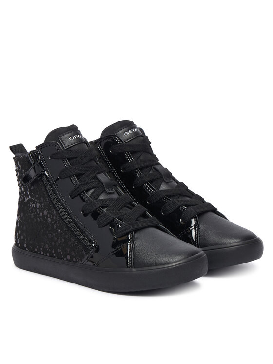 Geox Geox Sneakersy J Gisli Girl J664ND 0AU02 C9999 S Czarny