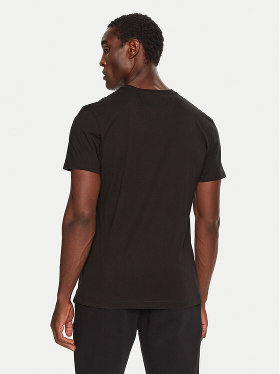 La Martina La Martina T-shirt ZMR007 JS206 Crna Regular Fit