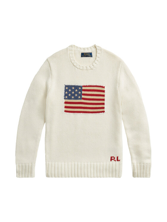 Polo Ralph Lauren Polo Ralph Lauren Sveter 323668285006 Biela Regular Fit