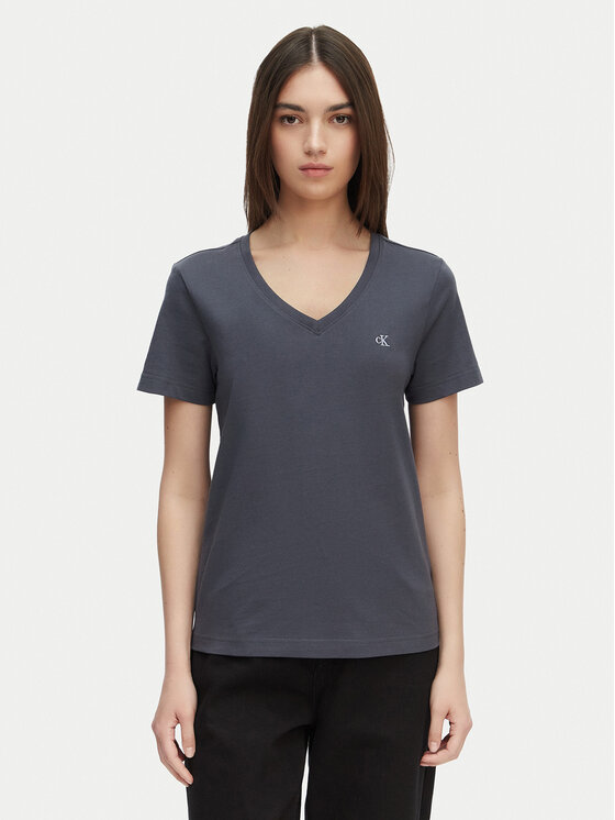 Calvin Klein Jeans Póló Archive LV047B205G Sötétszürke Regular Fit