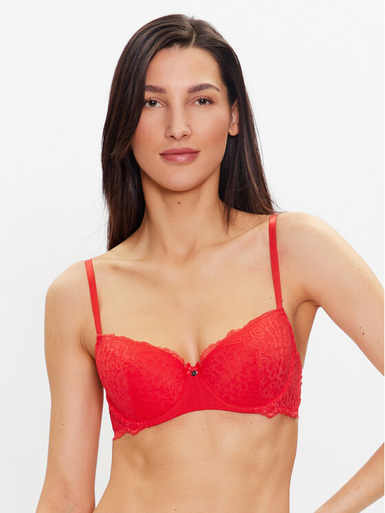 Hunkemöller Sutien cu armătură Marine 202058 Roșu
