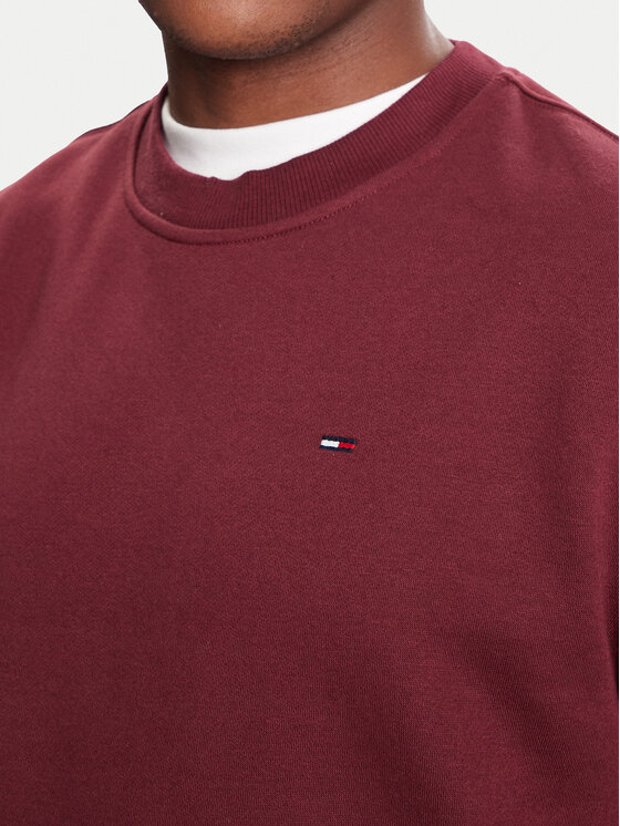 Tommy Jeans Tommy Jeans Pulóver DM0DM20741 Bordó Regular Fit