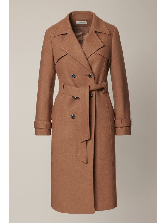 Lancerto Lancerto Płaszcz Mistelle PC073225000010 Brązowy Regular Fit