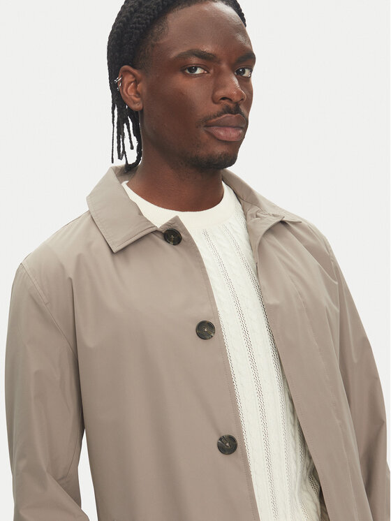 Lindbergh Lindbergh Kabát pro přechodné období 30-301137 Béžová Relaxed Fit
