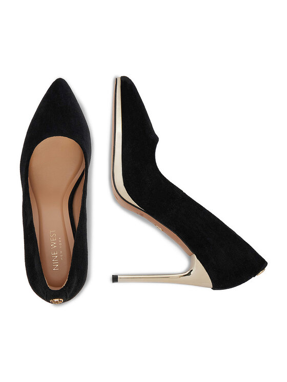 Nine West Nine West Čevlji z visoko peto EO-CD25-218-1 Črna