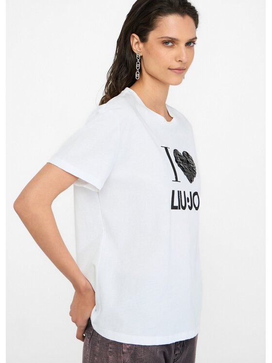 Liu Jo Liu Jo T-shirt MF5345JS923M9683 Bianco Regular Fit