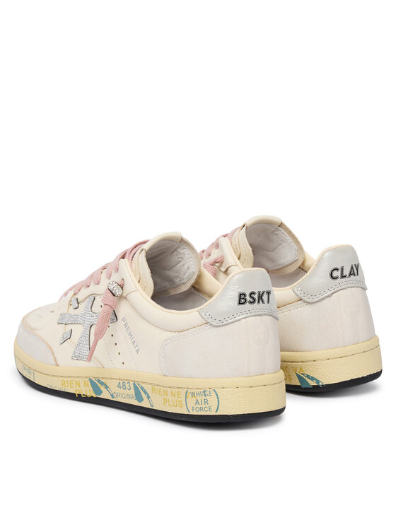 Premiata Premiata Sneakersy Bsktclad Bskt Clayd Var 8467 Kremowy
