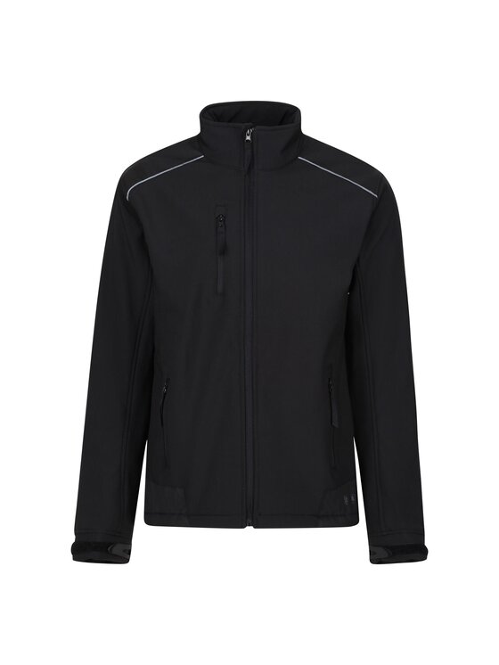 Kurtka softshell, rozmiar XL, Czarny, TRA651