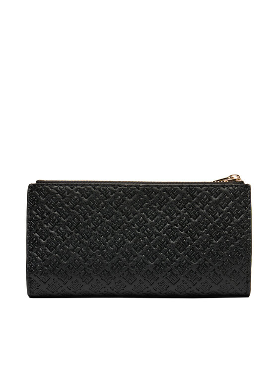 Tommy Hilfiger Tommy Hilfiger Portafoglio Th Icon Long Bifold Mono AW0AW18989 Nero