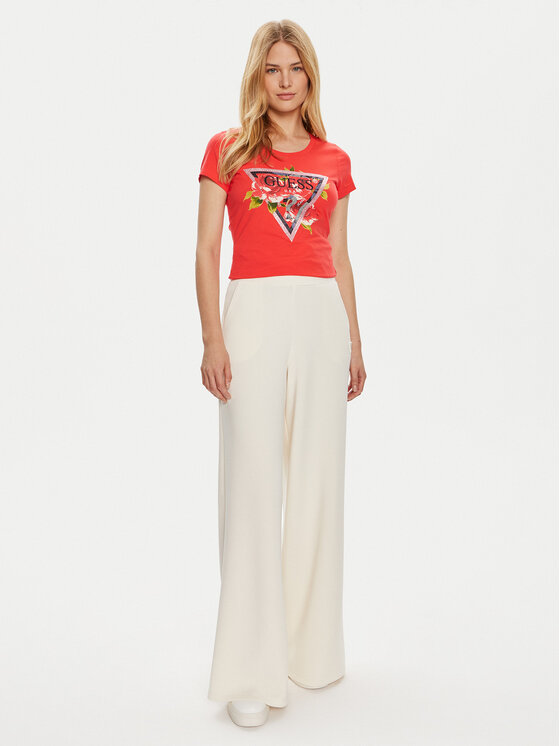 Guess Guess T-Shirt W4YI71 J1314 Κόκκινο Regular Fit