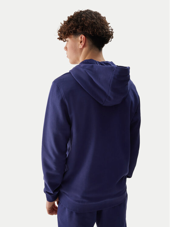 4F 4F Μπλούζα 4FWSS24TSWSM0951 Σκούρο μπλε Regular Fit