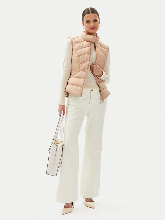 Guess Guess Bezrękawnik W4YL08 WGAE2 Beżowy Regular Fit