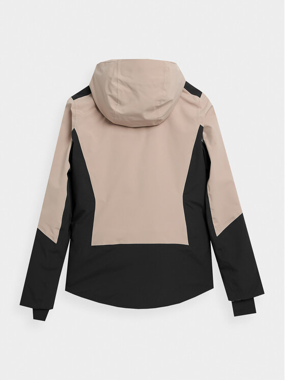 4F 4F Lyžiarska bunda 4FAW23TTJAF340 Hnedá Slim Fit