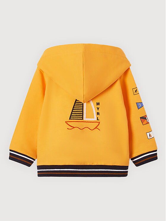 Felpa 1406 Arancione Regular Fit