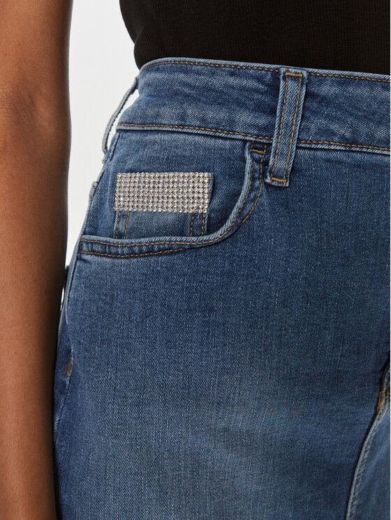 Liu Jo Jeansrock UA4197 D4448 Blau Regular Fit Modivo