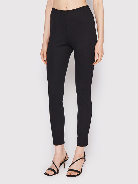 DKNY Leggings P0RK8CMD Crna Slim Fit