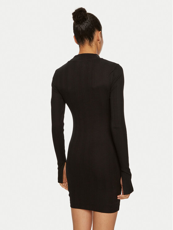Calvin Klein Jeans Calvin Klein Jeans Kleid für den Alltag J20J223522 Schwarz Slim Fit