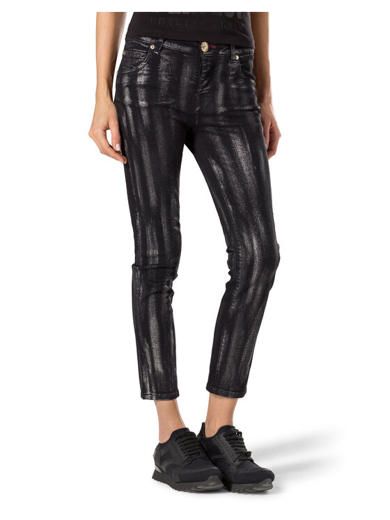 PHILIPP PLEIN PHILIPP PLEIN Džínsy 30804 Čierna