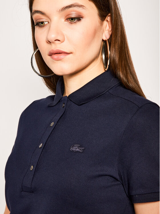 Polo lacoste sales femme slim fit