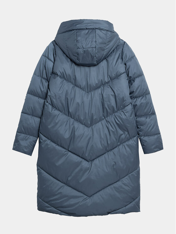 4F 4F Зимно яке 4FAW23TDJAF235 Син Regular Fit