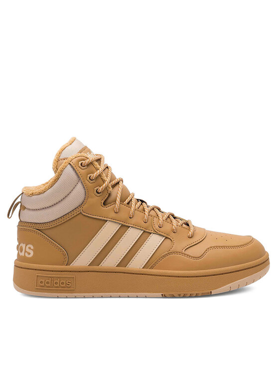 adidas Sneakersy HOOPS 3.0 MID WINTER IF2636 Béžová