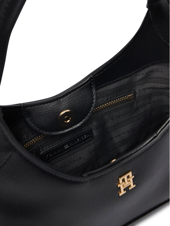 Tommy Hilfiger Tommy Hilfiger Handtasche Th Everyday Mini Hobo AW0AW19185 Schwarz