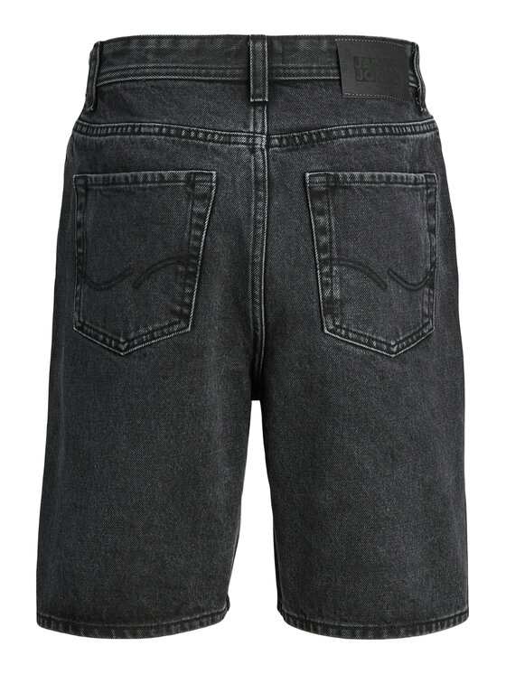 Jack & Jones Junior Jack & Jones Junior Szorty jeansowe Tony 12269817 Czarny Loose Fit