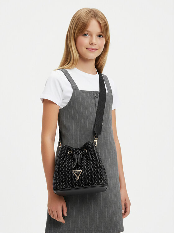 Guess Guess Дамска чанта J5YZ09 WHEG0 Черен