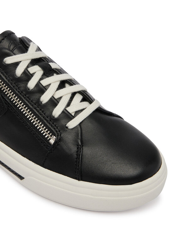 Clarks Clarks Сникърси Hollyrose Zip 26185913 Черен