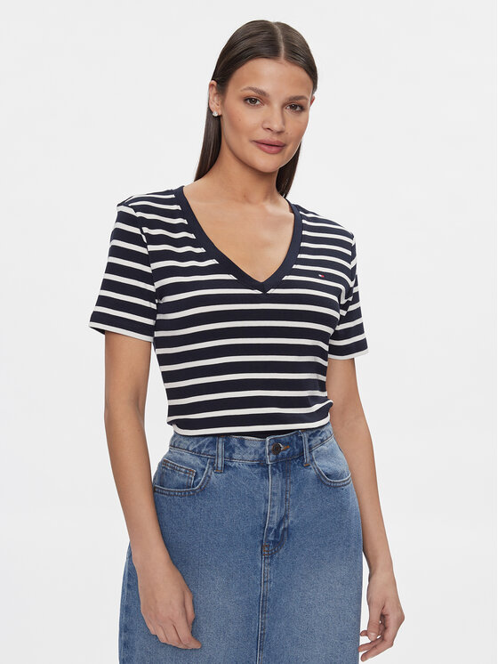 T-Shirt Tommy Hilfiger, Größe XS Dunkelblau New Cody WW0WW40584