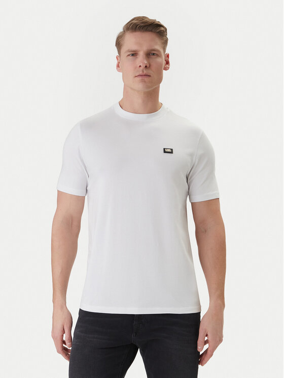 KARL LAGERFELD KARL LAGERFELD Póló 755052 562235 Fehér Regular Fit