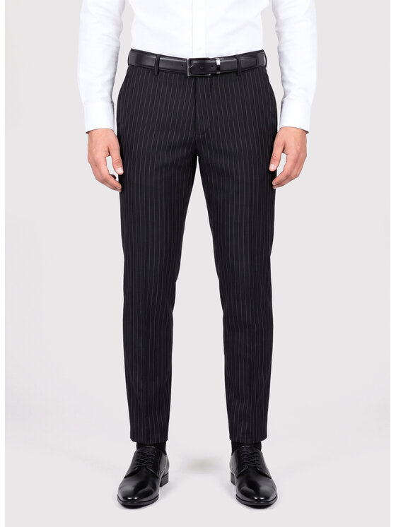 Pako Lorente Pako Lorente Spodnie garniturowe P26WF-6G-011 Czarny Slim Fit