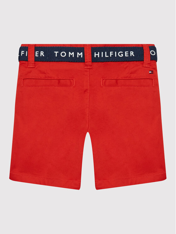 Tommy Hilfiger Tommy Hilfiger Pantaloncini di tessuto Essential KB0KB07399 D Rosso Slim Fit