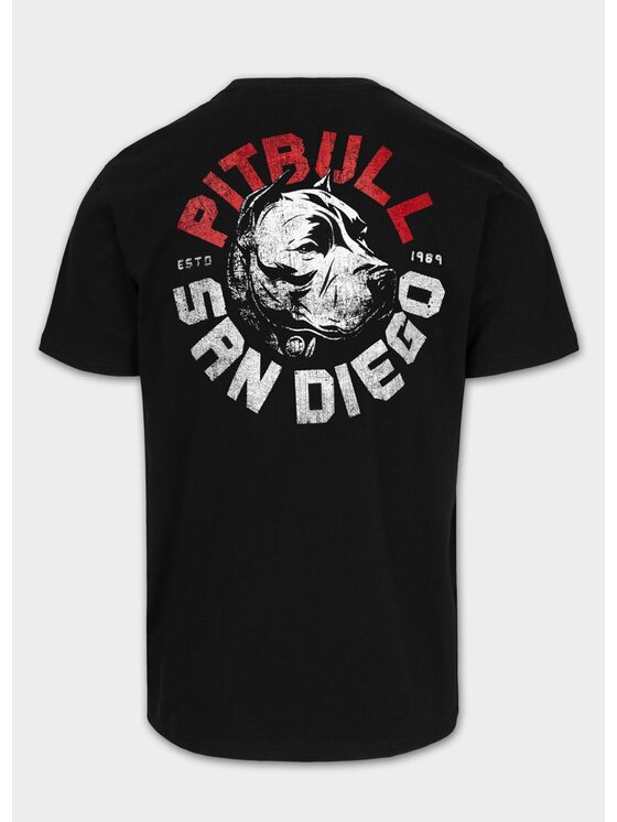 PITBULL PITBULL T-Shirt DOG SD Czarny Regular Fit