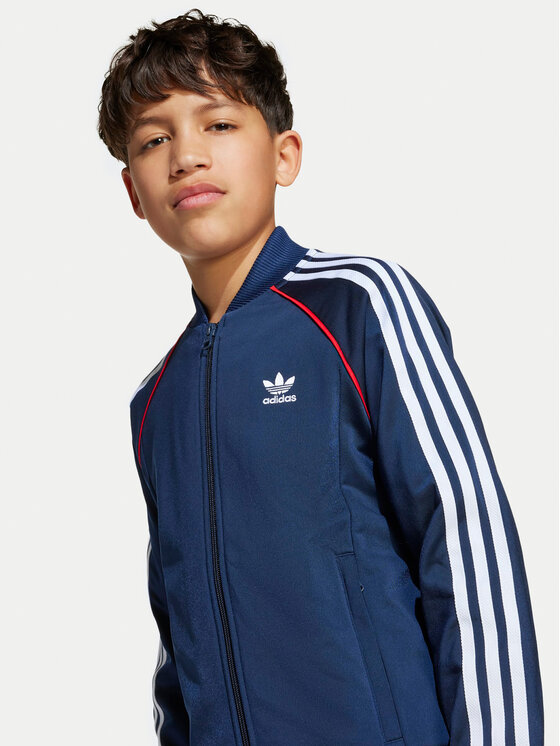 adidas adidas Džemperis ar kapuci adicolor SST JV8563 Tumši zils Regular Fit