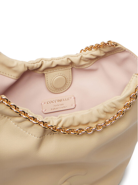 Coccinelle Coccinelle Borsetta Coccinellesmash E5 U5F 58 01 01 Beige chiaro