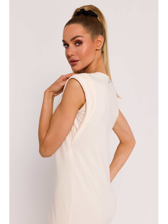 Made of Emotion Made of Emotion Večerné šaty M787 Écru Generous Fit