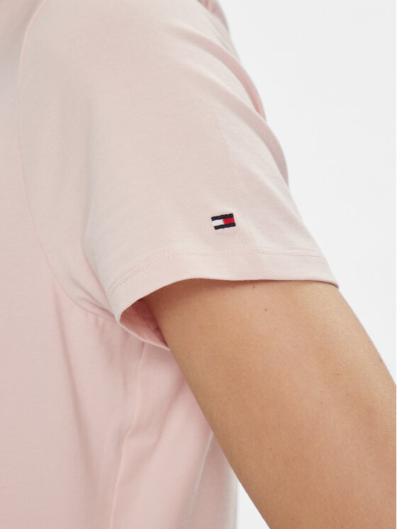 Tommy Hilfiger Tommy Hilfiger T-krekls 1985 WW0WW37877 Rozā Regular Fit