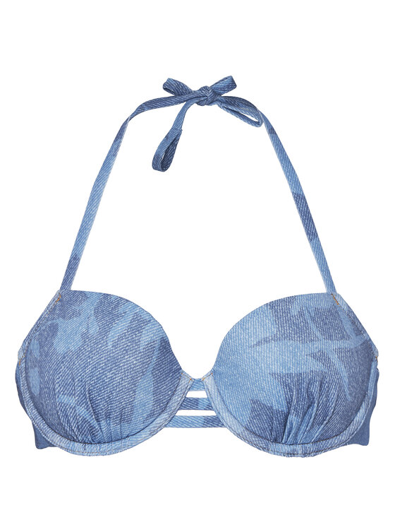 Chantelle Chantelle Bikinio viršus Easy Pop C22JN9 Mėlyna