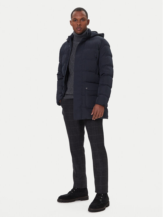 Geox Geox Giubbotto invernale Pieve M5628N T3270 F1624 Blu scuro Regular Fit