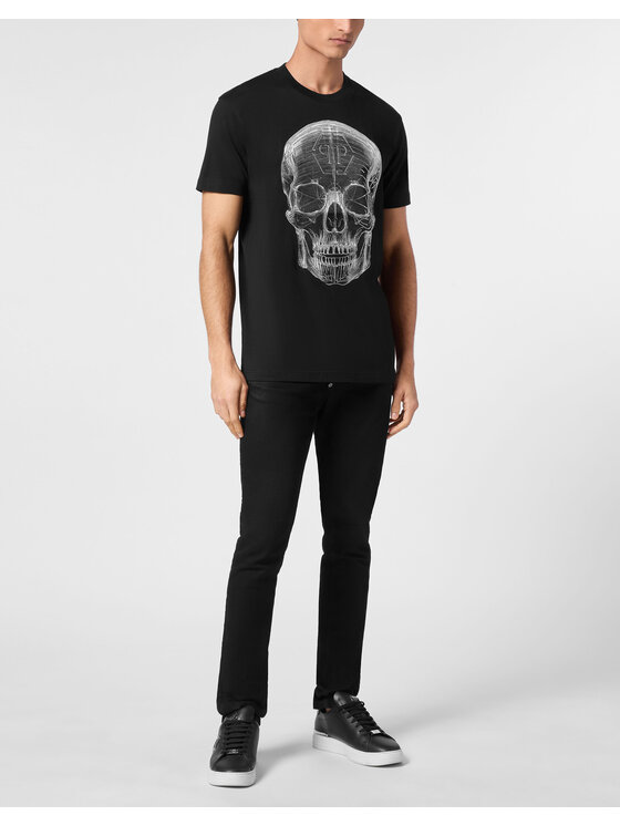 PHILIPP PLEIN PHILIPP PLEIN T-Shirt 14643 Czarny Regular Fit