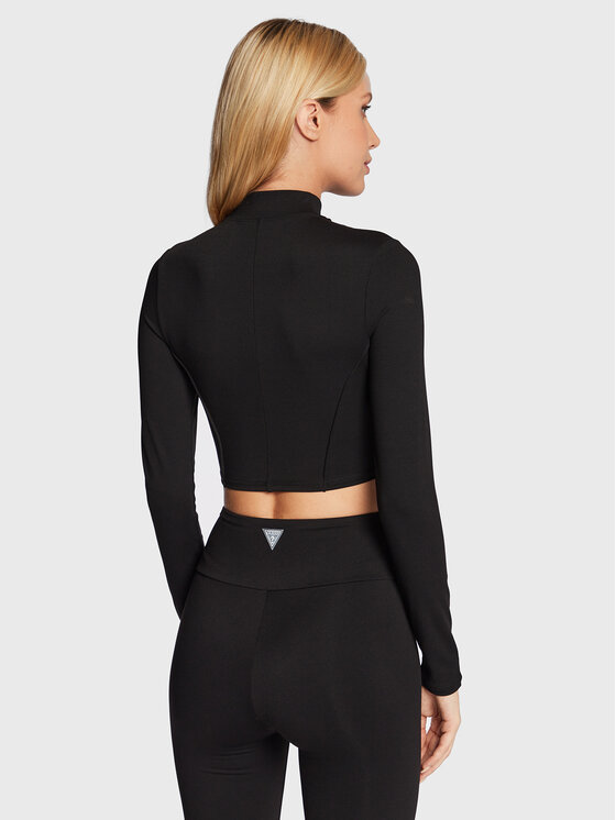 Blusa Coline V2BP04 MC04Z Nero Slim Fit
