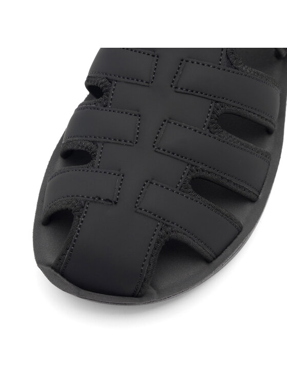 Lanetti Lanetti Pantoletten MSS20505-03 Schwarz