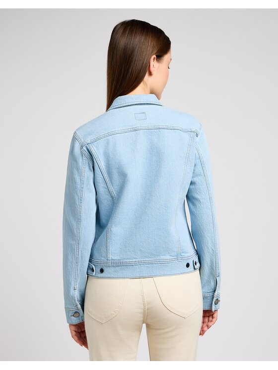 Lee Lee Kurtka jeansowa Rider Jacket Flash Of Brilliance Niebieski Regular Fit