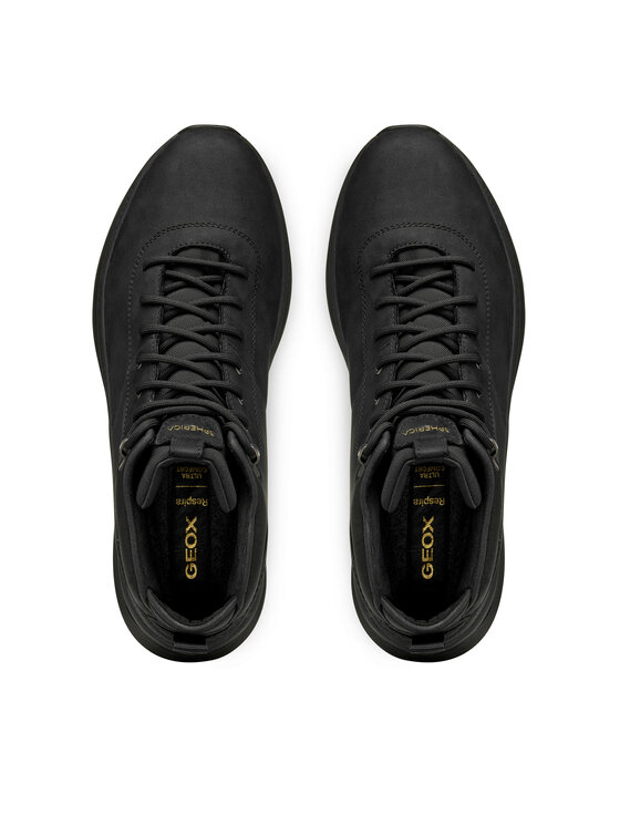 Geox Geox Schnürschuhe U Spherica Actif X2 U56HMD 04511 C9999 Schwarz