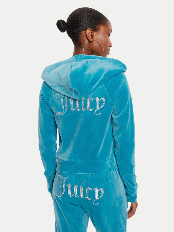 Juicy Couture Juicy Couture Majica dugih rukava Madison JCWA122001 Plava Slim Fit